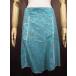  Vintage * small floral print cotton apron light blue *200622n4-apr lady's retro cooking cooking 