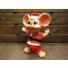  Vintage 70's*HURON PRODUCTS CO.frolida мышь банк Santa Claus B*200929n4-doll 1970s копилка монета банк Bank Рождество кукла 