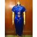  Vintage 40's50's*CENTRAL HANDCRAFT CO.,LTD. rose вышивка платье в китайском стиле *201111s5-w-ssdrs 1940s1950s женский короткий рукав One-piece 