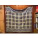  Vintage 40's50's* проверка хлопок покрывало size 160cm×178cm*210419f5-blk уличный кемпинг цветочный принт одеяло USA