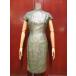  Vintage ~70's*peiz Lee pattern China dress *210520s5-w-nsdrs lady's no sleeve One-piece old clothes 