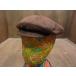  Vintage ~50's* Kids 8 panel хлопок Casquette чай S*210622i6-k-ht 40s1940s1950s детский шляпа Biker News Boy 