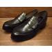  Vintage 70's*DEAD STOCK Kids pe колено Loafer чёрный 12B*210713i10-k-lf 1970s неиспользуемый товар кожа ребенок обувь 