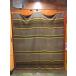  Vintage 40*s50*s* мульти- окантовка шерсть покрывало size 233cm×198.5cm*210821s8-blk 1940s1950s кемпинг уличный одеяло смешанные товары 