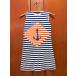  Vintage 60's70's* Kids якорь Mark нашивка имеется безрукавка One-piece *220303r7-k-drs б/у одежда ребенок одежда платье девушки USA