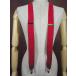  Vintage *CAS clip type suspenders red *221019j2-ssp Classic plain Work series 