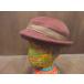  Vintage 50*s60*s*MAGNIN &amp; CO. фетр головной убор чай *231002j5-w-hd б/у одежда 1950s1960s женский шляпа 