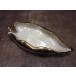  Vintage -70's* leaf узор керамика tray *240312y3-bxs смешанные товары 1970s tray бардачок произведение искусства 