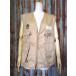  Vintage 80*s*DEADSTOCK SAPTBAK рыболовный жилет *250425k2-m-vs 1980s неиспользуемый товар охота лучший уличный 