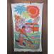  Vintage 70's* Hawaiian дизайн пляж полотенце size примерно 138cm× примерно 85cm*251012z8-fbr банное полотенце тропический интерьер смешанные товары 
