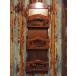  Vintage * дерево письмо подставка *260114j2-rack смешанные товары предметы интерьера inserting 