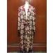  Vintage 40's50's*The Emporium общий рисунок атлас свободная домашняя одежда *260201n1-m-gwn купальный халат внешний мужской б/у одежда 