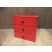  Vintage *InterDesign пластик Mini box красный A*260331n6-bxs место хранения бардачок выдвижной ящик шкаф интерьер смешанные товары 