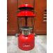  Vintage 60's*Coleman 200 A одиночный калильная сетка фонарь красный *260402n4-otdeqp Coleman желтый окантовка уличный кемпинг смешанные товары освещение 