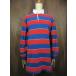 Vintage 80's*LACOSTE мульти- окантовка хлопок длинный рукав Rugger рубашка size M*260425n3-m-plsh Lacoste Rugger man tops мужской б/у одежда 