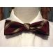  Vintage *reji men taru полоса bow Thai *260430d6-bwt бабочка галстук б/у одежда модные аксессуары 
