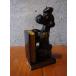  Vintage 50*s60*s* собака узор керамика авторучка держатель *260703j2-otclct предметы интерьера произведение искусства смешанные товары подставка для ручки Mid-century 
