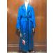  Vintage 40*s50's*MIMATSUolientaru вышивка с хлопком атлас свободная домашняя одежда синий size M*260724m4-m-gwn купальный халат внешний мужской б/у одежда 