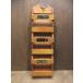  Vintage ~70's* дерево письмо подставка *260906n8-rack письмо открытка место хранения box интерьер смешанные товары retro дисплей 