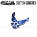  America ВВС эмблема US стикер custom детали 3D Mark Star Airforce emblem