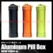  Survival кейс для лекарств Mini twin колпак aluminium водонепроницаемый уличный альпинизм бардачок держатель 