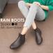  rain shoes rain boots lady's Short stylish waterproof short boots light weight rain snow boots 2.5cm heel PVC back strap 