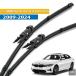 ���s�A���i BMW Erick's Wiper Front Blades For 3 Series E90 E91 F30 F31 F34 G20 G21 G28 Windshield Windscreen Window Brushes 24 �C���` �p�[�c ���i