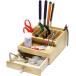 S&amp;F(si- force ) wooden desk tool case 