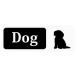 Dog [ игрушка пудель ] Banner Type ( задняя сторона. узкий SUV* Sports Wagon предназначенный ) ( магнит ) (5.2cm×14.8cm) b11