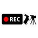  регистратор пути (drive recorder) установка стикер [.... видео камера ] Banner Type ( задняя сторона. узкий SUV* Sports Wagon предназначенный ) ( повторный отшелушивание стикер ) (5.2cm×14.8cm) b14r