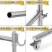 ��� �_�u�� �n���K�[���b�N ���s���C�h ��130cm ���ω׏d180kg �v���X���� �L���X�^�[�t �p�C�v�n���K�[ 2�i�n���K�[ �m���|�� �R�[�g�|�� �L�k �ߗ� ����H�� �֘A�摜3