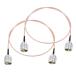 DMiotech 2 шт R G316 коаксильный кабель 24 дюймовый UHF PL259 mail to UHF PL259 mail коннектор адаптер 