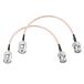 DMiotech 2 шт R G316 коаксильный кабель 6 дюймовый BNC мужской - UHF SO239 женский коннектор адаптор 50 ом Anne te