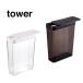  tower tower домашнее животное контейнер для еды 1.2kg белый 05607 черный 05608 Monotone Yamazaki реальный индустрия YAMAZAKI