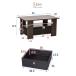�Z���^�[�e�[�u�� �ؐ� �����o���t�� �e�[�u�� ��80cm ���[�e�[�u�� �ؐ� �ؖ� ������� �k�� �J�t�F ���[�P�[�X 2�t ���� �ȃX�y�[�X �֘A�摜2