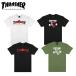 THRASHER Spitfire Thrash &amp; Burn S/S TEE футболка короткий рукав Thrasher Street скейтборд стандартный товар 