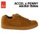 es �X�j�[�J�[ �G�X �X�P�{�[ �C ACCEL x PENNY BROWN/GUM �A�N�Z�� �X�P�[�g�V���[�Y �X�g���[�g