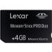 [ б/у рабочее состояние подтверждено ] Lexar карта памяти Pro Duo 4GB MSDP4GB-800