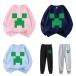 10 цвет мой n craft ребенок одежда длинный рукав Parker Minecraft весна осень-зима item tops мужчина девочка круг . воротник симпатичный Kids товары ребенок одежда день рождения товары подарок 