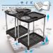�T�C�h�e�[�u�� �����e�[�u���p 2�Z�b�g 2�i ��� �T�C�h���b�N �y�� ��42cm�~���s31cm�~����49cm ���� �r�����[�h ���s��31cm �֘A�摜5