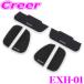 IPF EXP �h�A�n���h���v���e�N�^�[ �u���b�N EXH-01 6���� �n�C�G�[�X 200�n (H16/8�`) PVC�� �L�Y�h�~ ���U�[�� �h�A�n���h��
