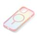 iPhone15 iPhone14 iPhone13 �P�[�X MagSafe �Ή� �N���A �I�[�����s���N �w�� �J���[�t���[�� �}�O�Z�[�t