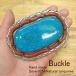  buckle Gold line turquoise Navajo style Silver925 square lady's men's accessory belt Indian 