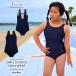  школьный купальник One-piece купальный костюм 110cm~170cm One-piece модель одноцветный .. type Kids девушки девочка 