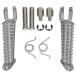  off-road foot колок, Yamaha для,yzf,r1,1998-2021,r6,1999-2020,r6s,2003-2009, серебряный черный. мотоцикл 