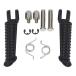  передний foot колок подставка под ноги, матовый черный, Yamaha,yzf,r1,1998-2021,YZF-R6-1999,12 для 