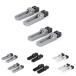 Motorcycle Front Rear Footrests Foot Pegs Fit For Honda CBR600F CBR600RR 900RR FIREBLADE CBR1000RR VTR1000 CB600F HORNET CB1000R