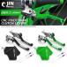 CNC Brake Clutch Levers Stunt Clutch Pull Cable Lever Replacement Easy System For Kawasaki KLX250 KLX250S KLX250SF 2008-2020