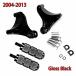  Harley 883 1200 xl спорт Star 2004-2013 модель для после часть пассажирское сиденье rudyness Skull foot колок комплект 