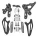  foot колок имеется мотоцикл держатель, подставка под ноги комплект, Yamaha,yzf,r7,2022-2023 для 